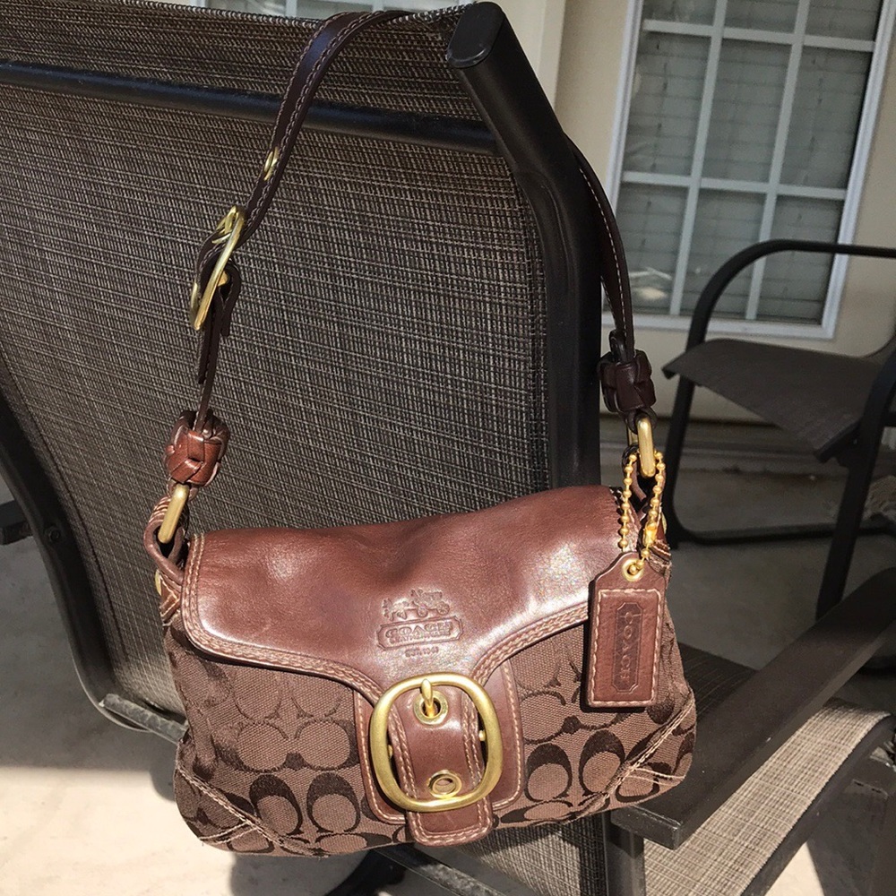 Coach 11441 Signature Brass Bleecker Bag